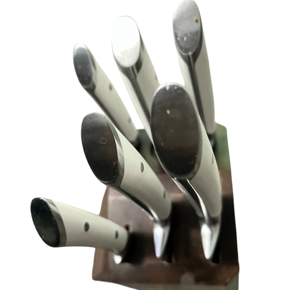 Cangshan White Knife Set with Block - Picture 7 of 10